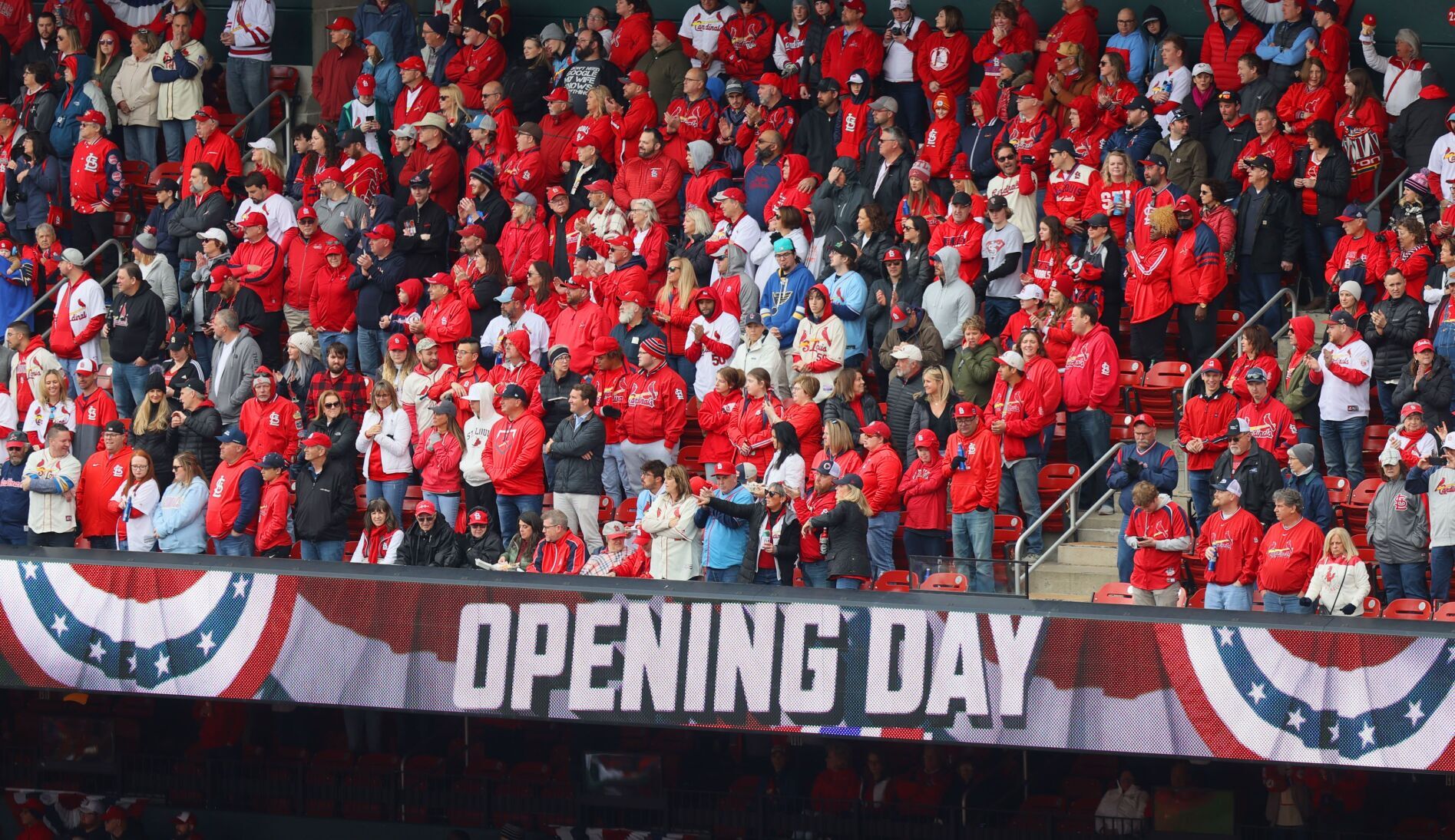 Cardinals host opening day at Busch Stadium
